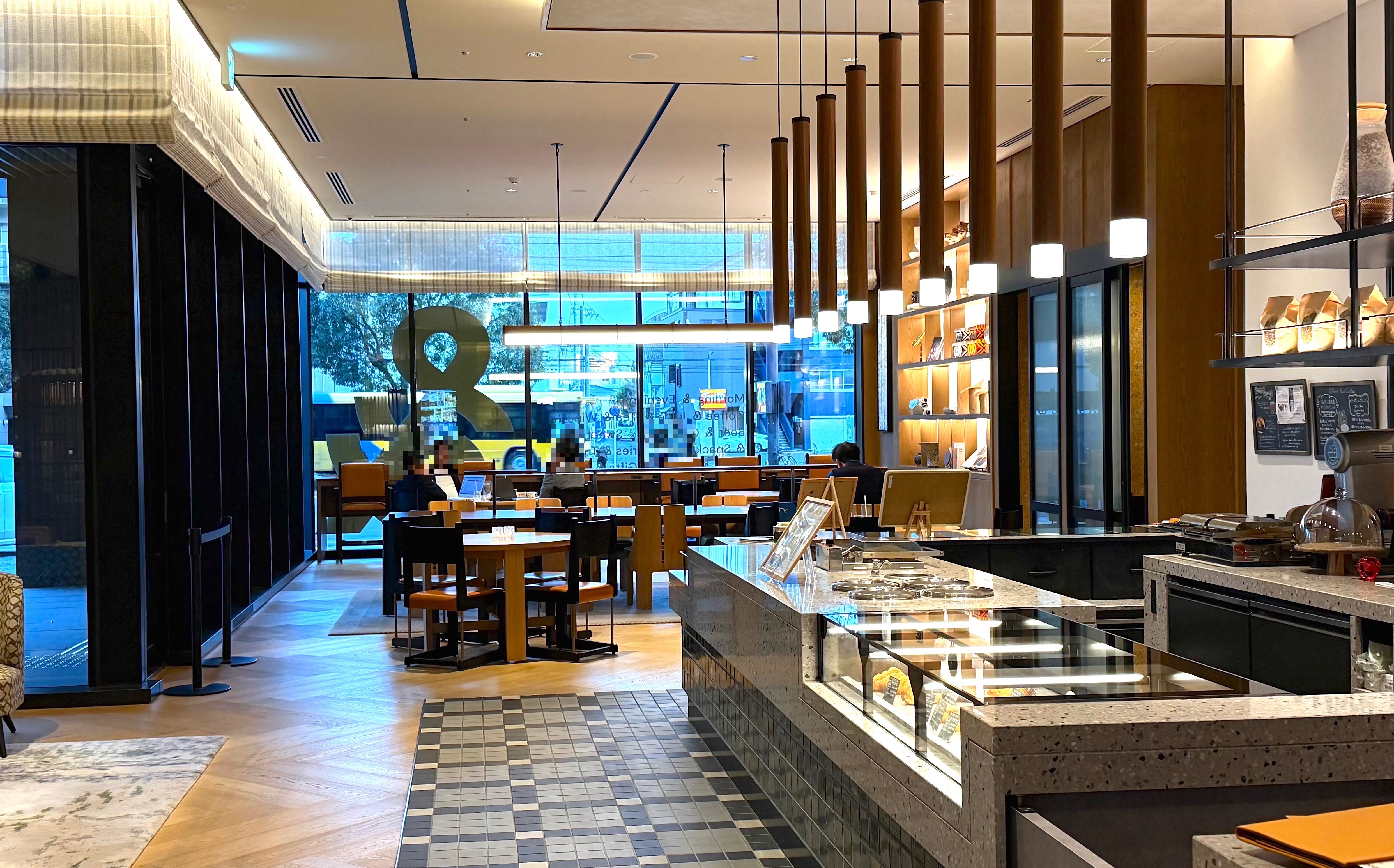 cafe at hotel